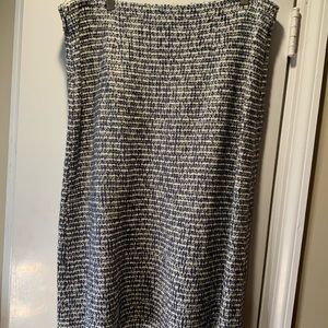 Womens St. John blue/white weave skirt size 16